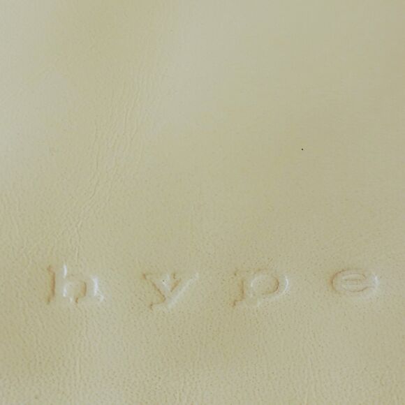 Hype Leather Yellow Red Seams Y2K Tote/Shoulder Purse - Picture 10 of 13